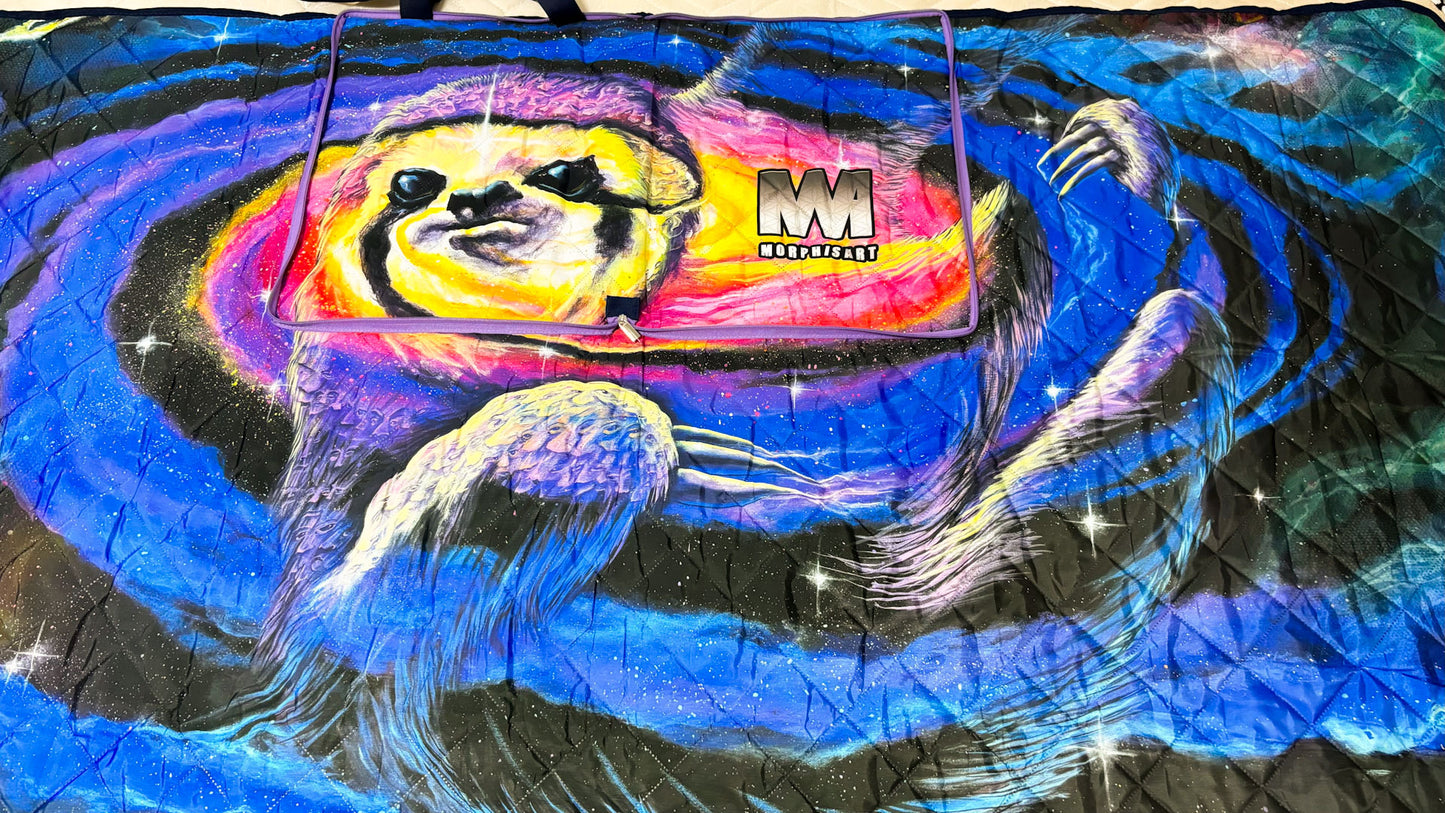 Space Sloth- Outdoor Blanket