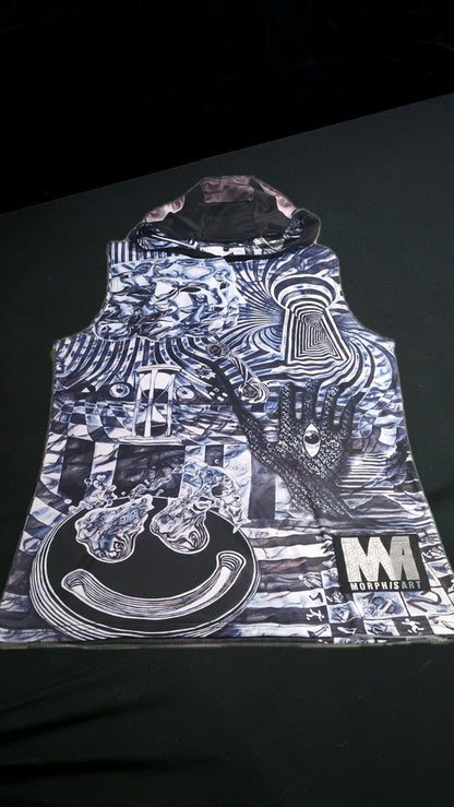 G Jones Tribute - Hooded Sleeveless Shirt