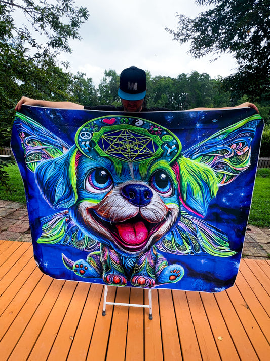 Space Pupperfly - Tapestry