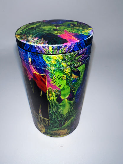 Morphis Art 5-Piece Metal Grinder + Stash Chamber