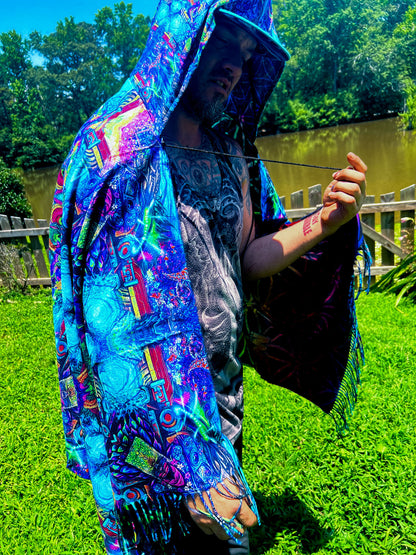 Owl Forest - Hooded Pashmina