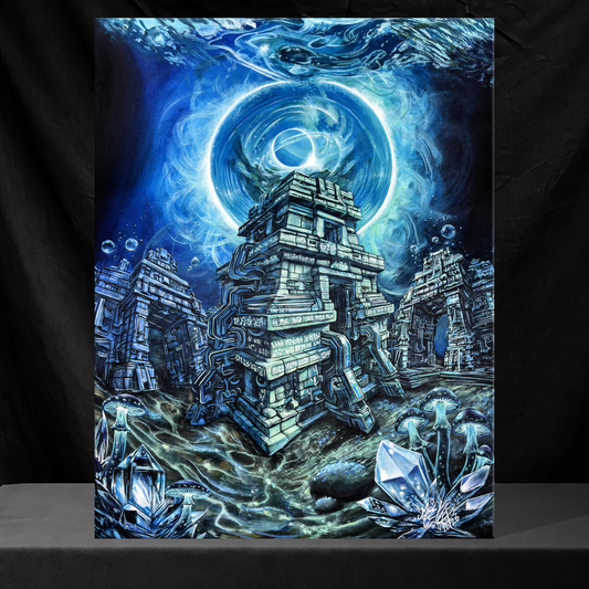 Hidden City Rising - Original Painting