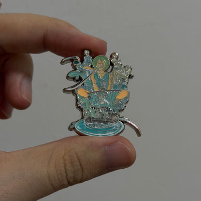 Straw Hat Frequencies 1.5" Pin
