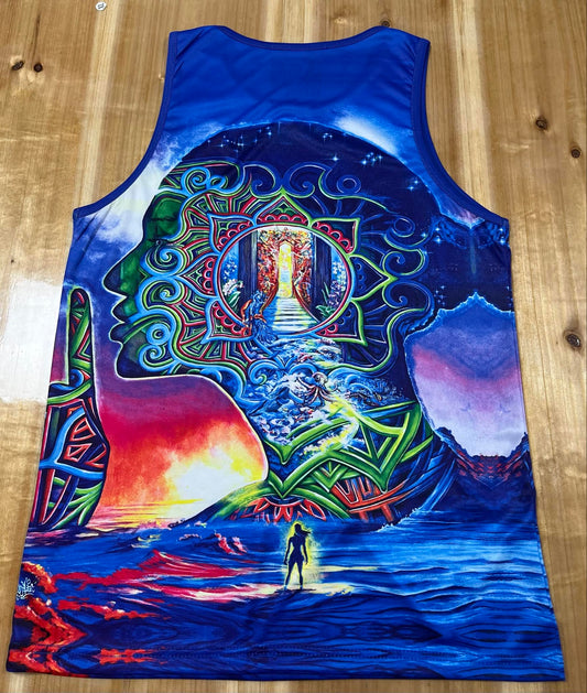 Göttin der Kristallhöhlen - Langes Tanktop