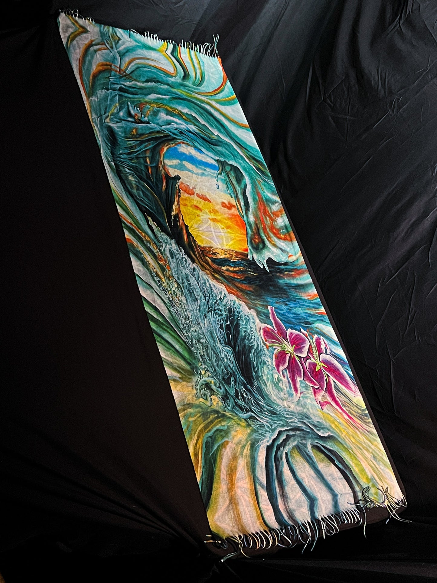 Mother Ocean Bloom - Pashmina