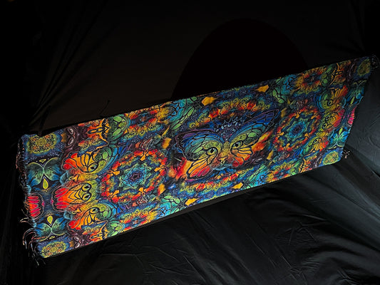 Space Catterfly - Hooded Pashmina