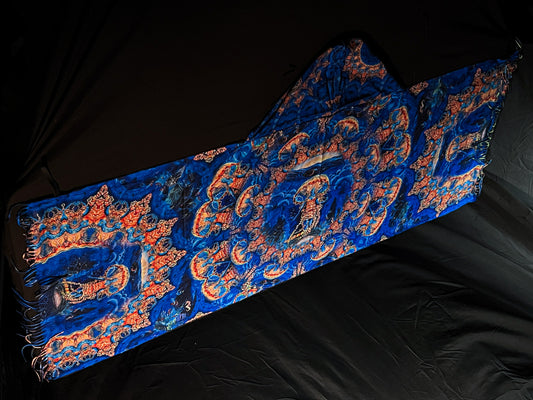 Jelly Shroom Goddess - Hooded Pashmina