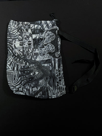 Over-the-shoulder Drawstring Sling Bag