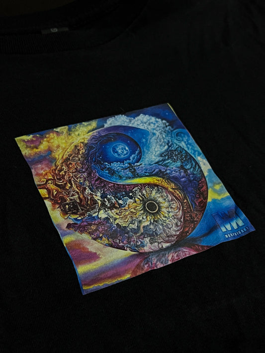 Square Celestia Dichotomy Black - T Shirt DTG