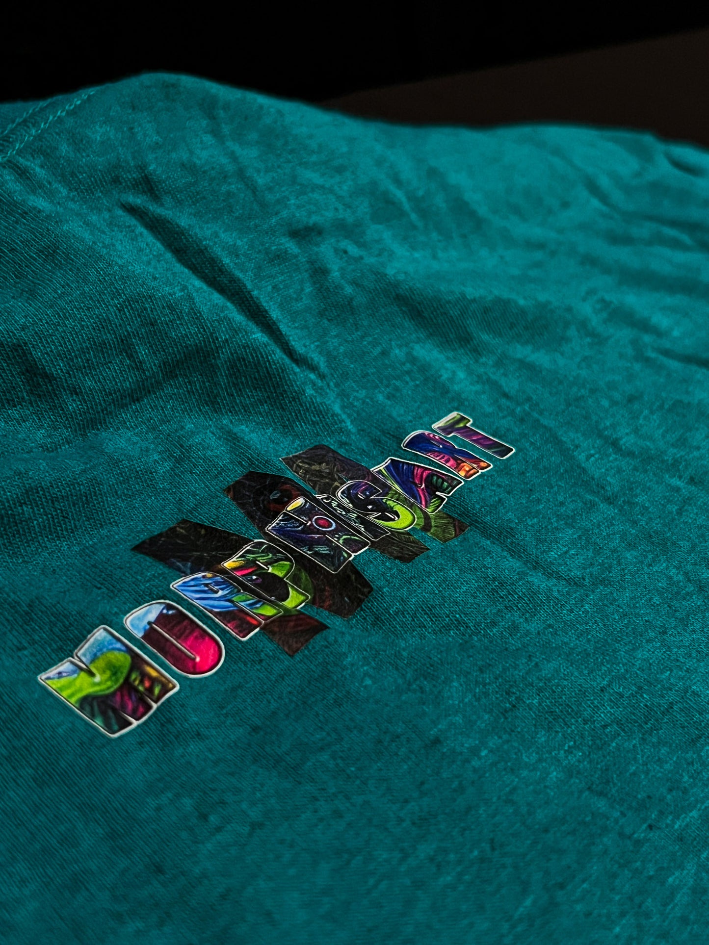 Owl Forest  Teal - T Shirt DTG