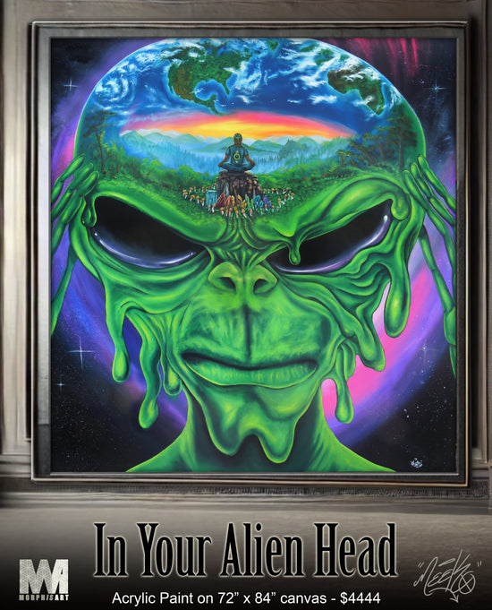 In Your Alien Head- Original Painting