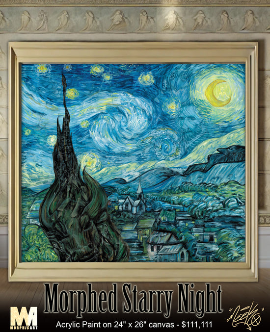 Morphed Starry Night - Original Painting