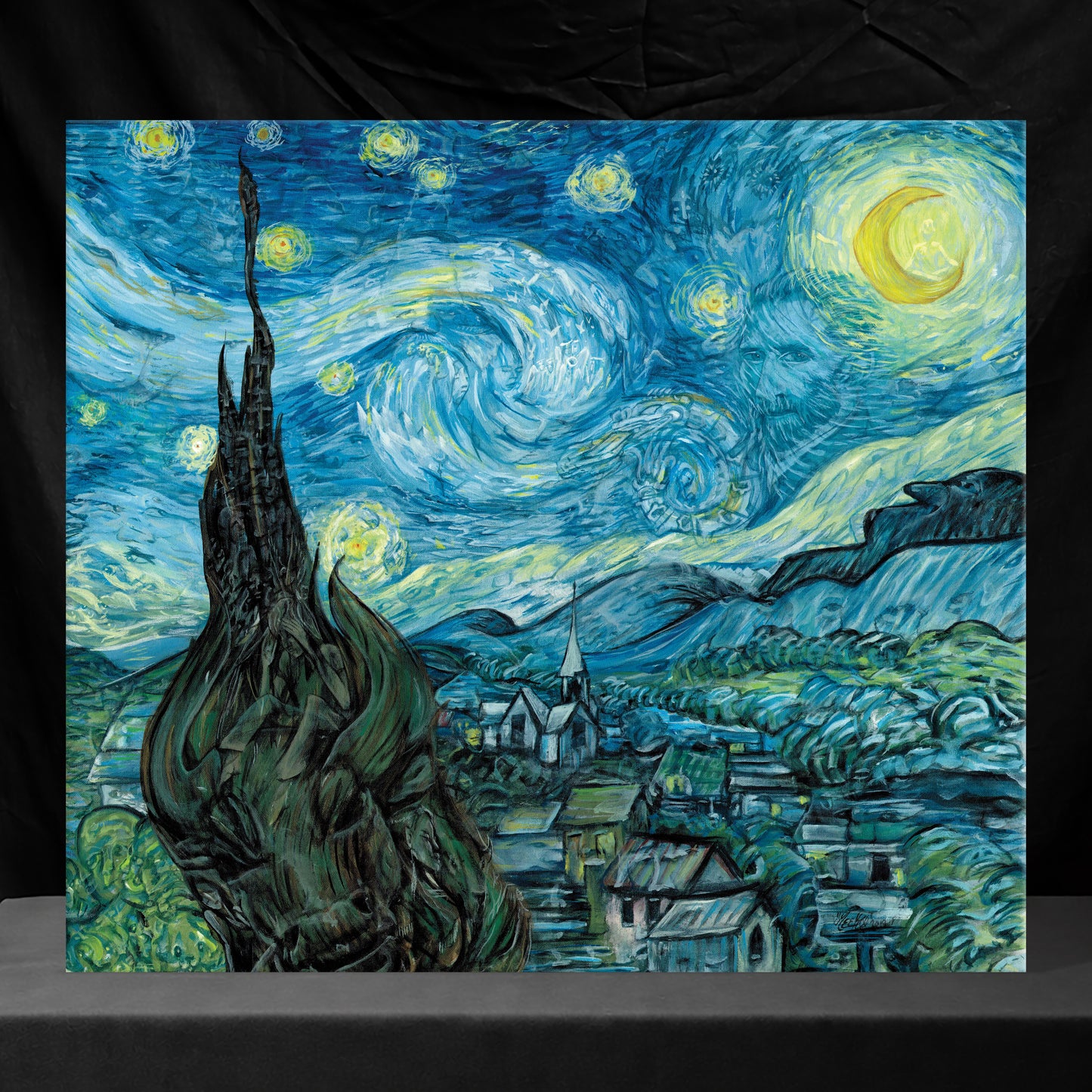 Morphed Starry Night - Original Painting