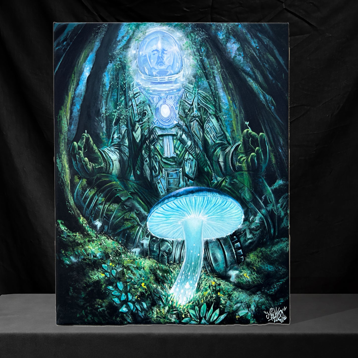 Mycelium Forestnaut - Original Painting