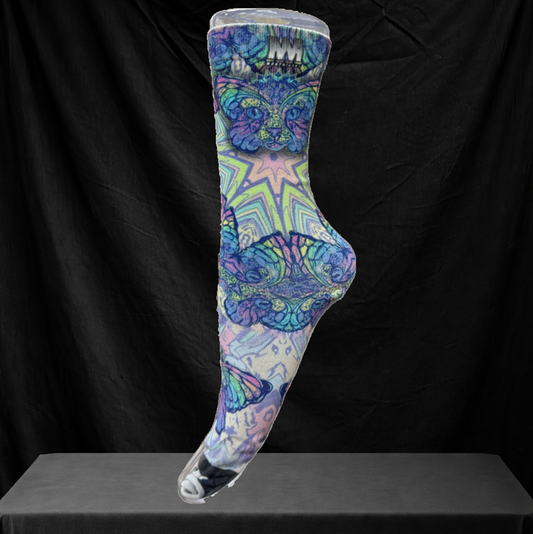 Pastel Space Catterfly - Socks