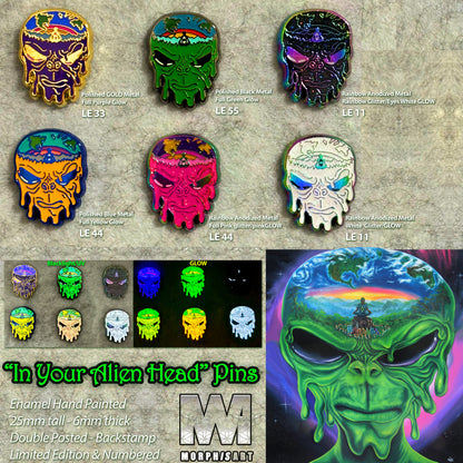 In Your Alien Head - Pins