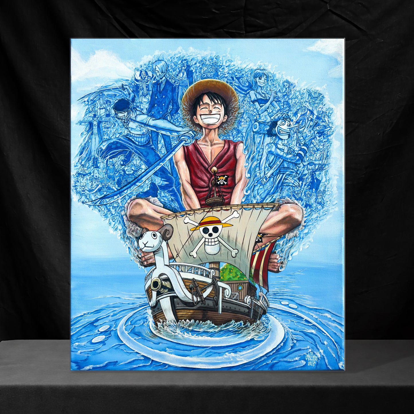 Straw Hat Frequencies - Original Painting