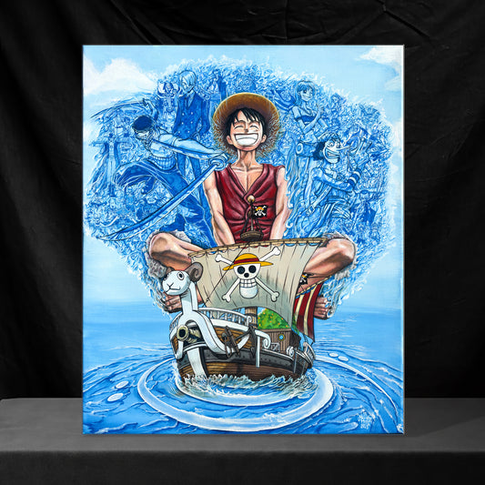 Straw Hat Frequencies - Original Painting