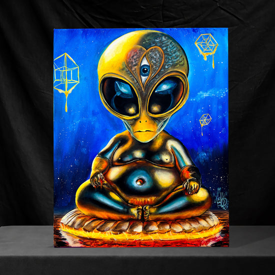 The Cosmic Buddha - Original Painting