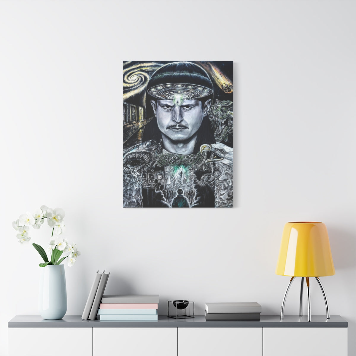 Alien Boy 24" x 32" (Vertical) / 1.25" wall view