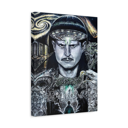 Alien Boy canvas side view