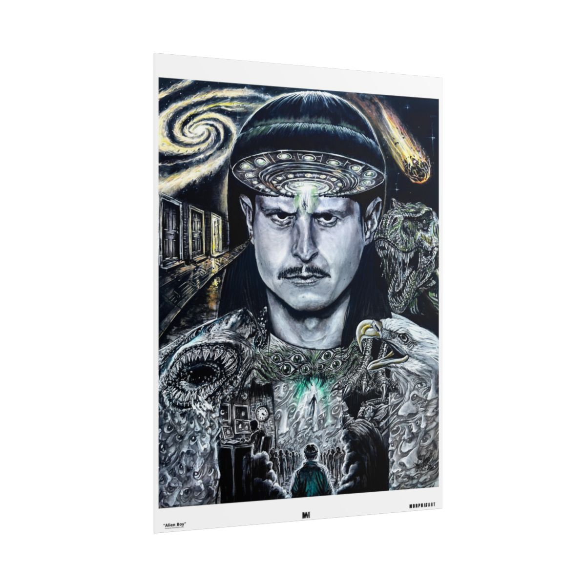 Alien Boy poster side view