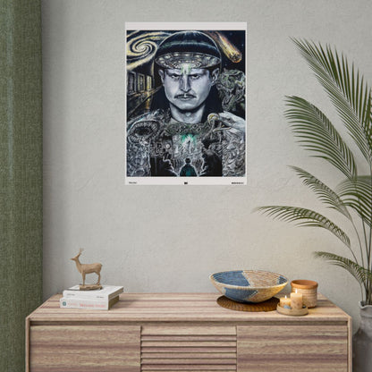 Alien Boy Semi Glossy / 24" x 32" (Vertical) wall view