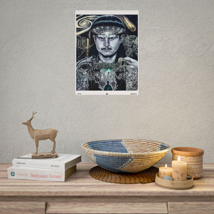 Alien Boy Matte / 12" x 16" (Vertical) wall view