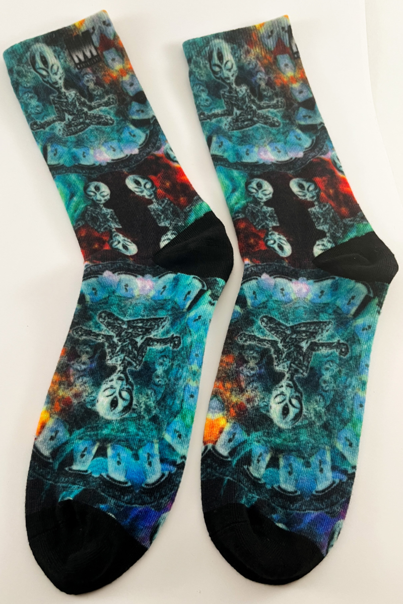 Alien Mushroom Meditation - Socks