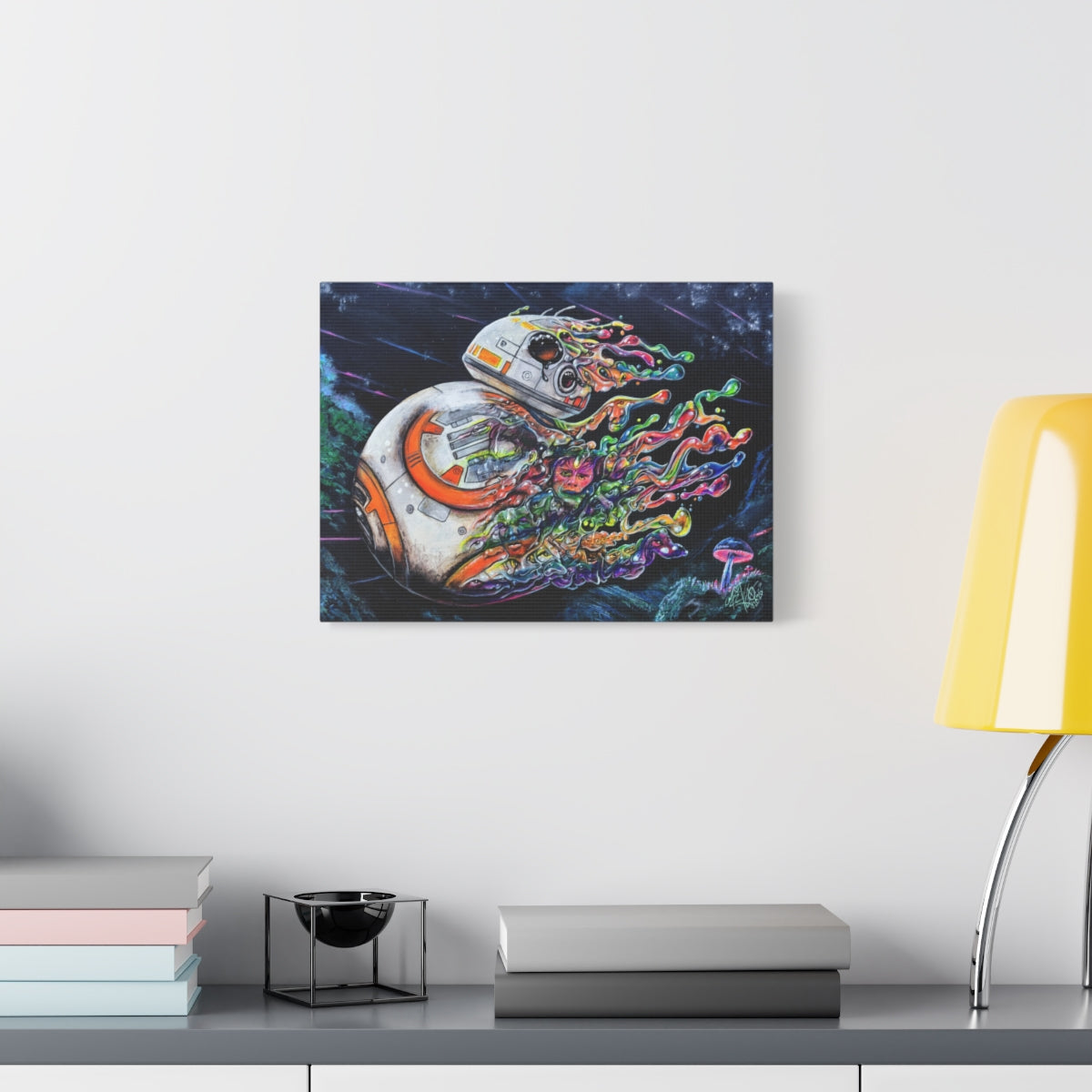 BB8 Doses 16″ x 12″ (Horizontal) / 1.25" wall view