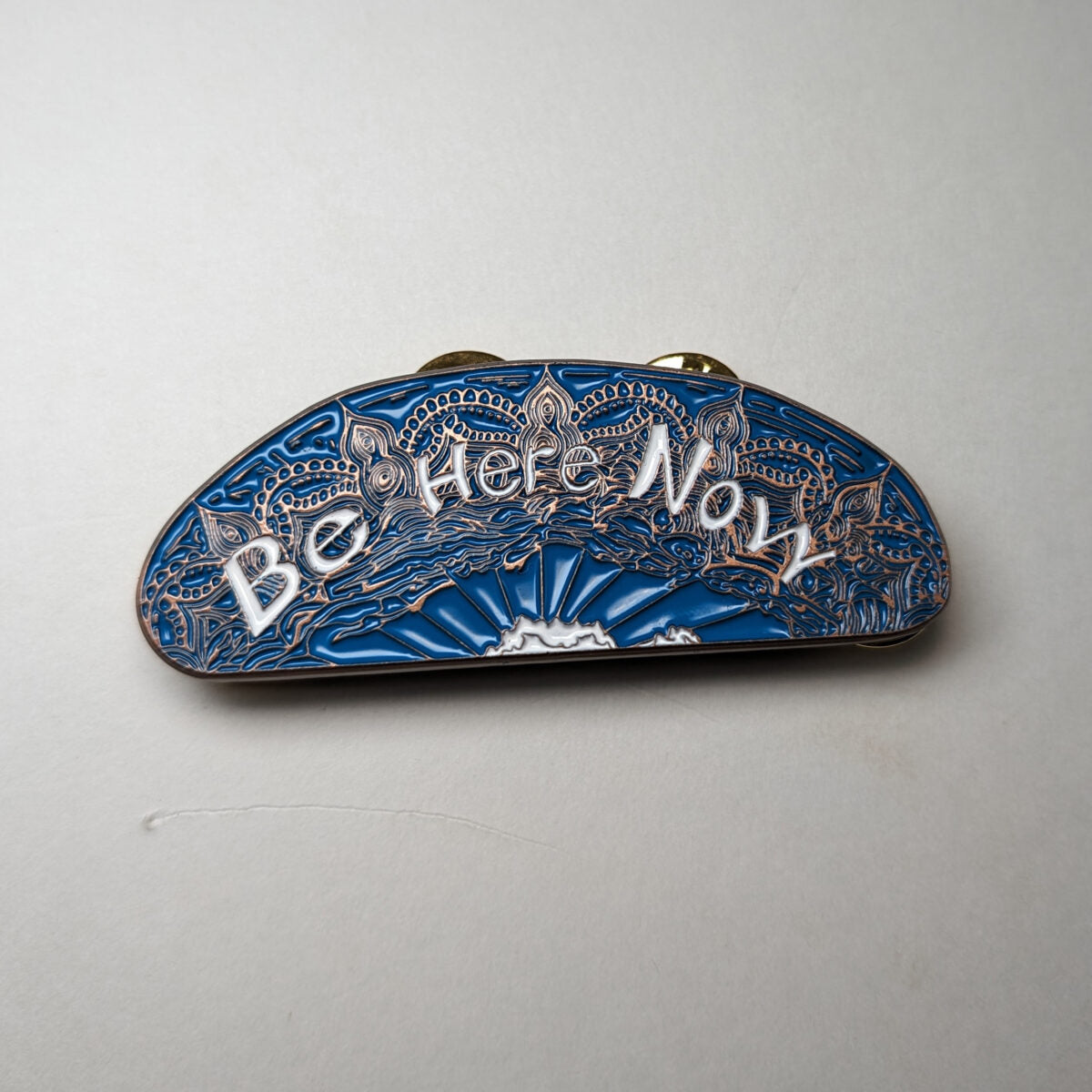 Ram Dass Tribute(Be Here Now) - Pin - Blue Metal