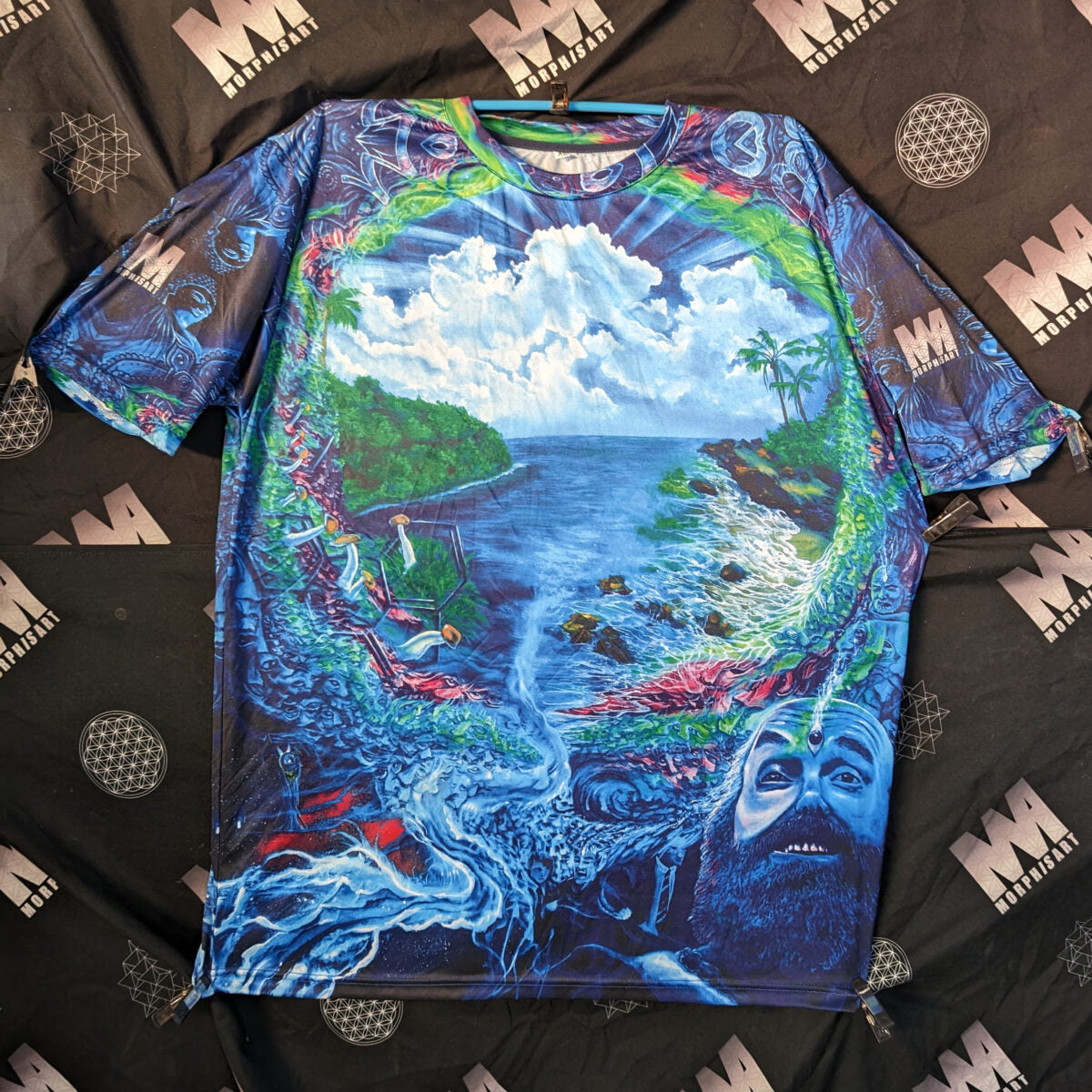 Ram Dass Tribute(Be Here Now) - Sublimated Shirt - M