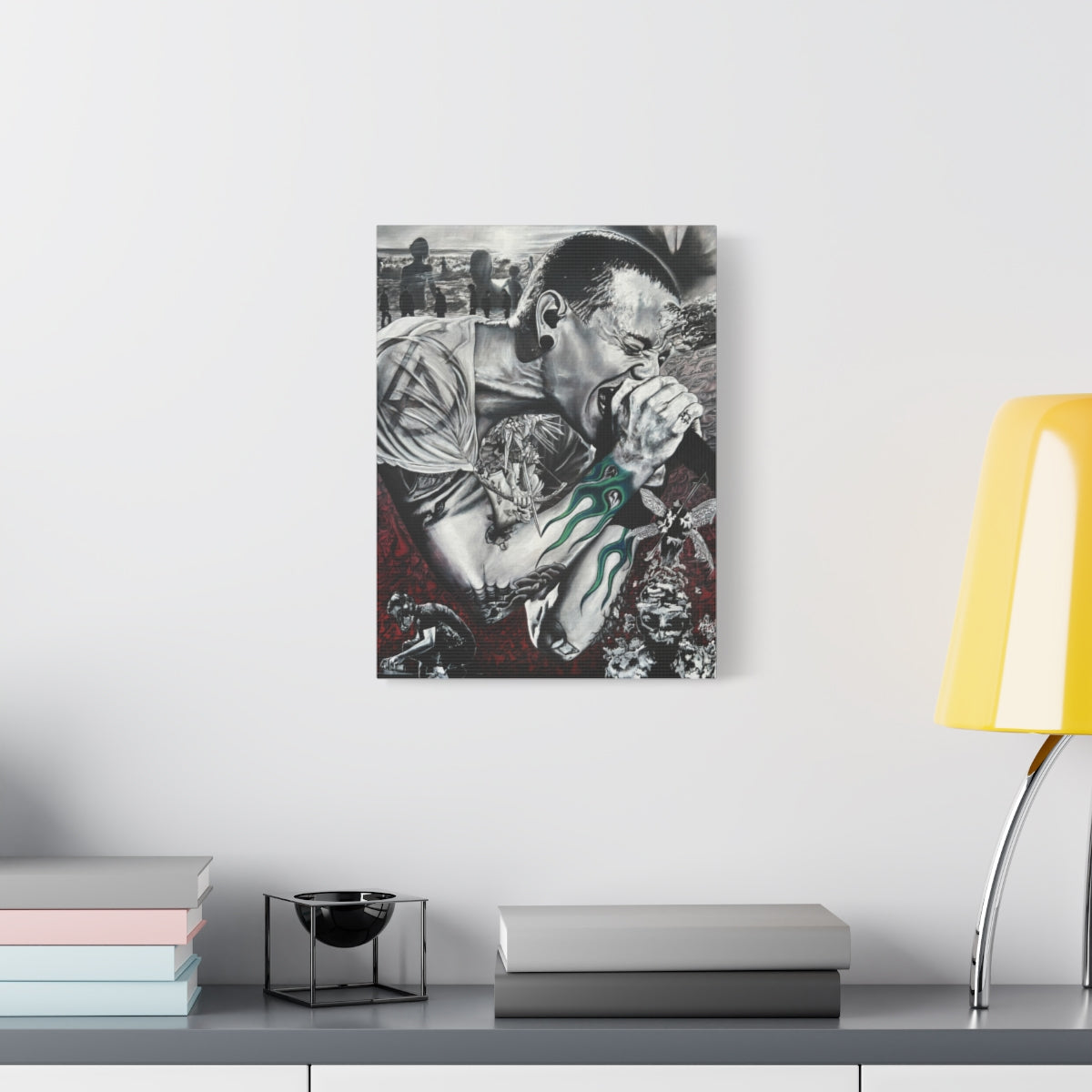 Breaking The Frame 12″ x 16″ (Vertical) / 1.25" wall view