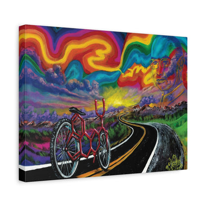 Buy The Ticket Take The Ride canvas side view