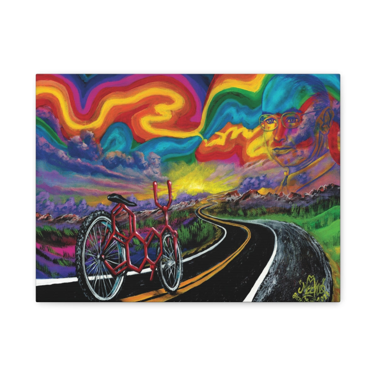 Buy The Ticket Take The Ride canvas front view