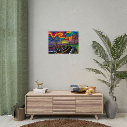 Buy The Ticket Take The Ride 24″ x 18″ (Horizontal) / Matte wall view