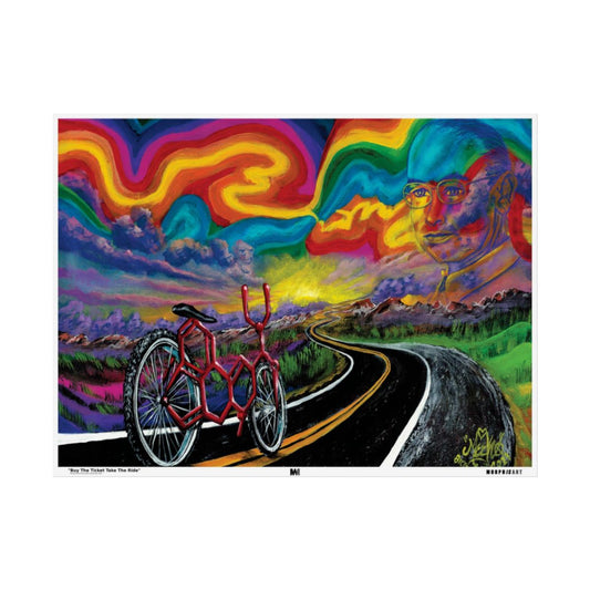 Buy The Ticket Take The Ride poster front view