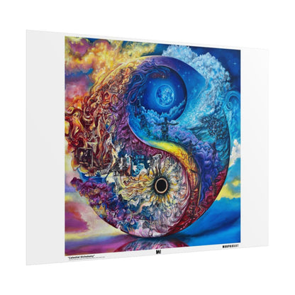Celestial Dichotomy poster side view