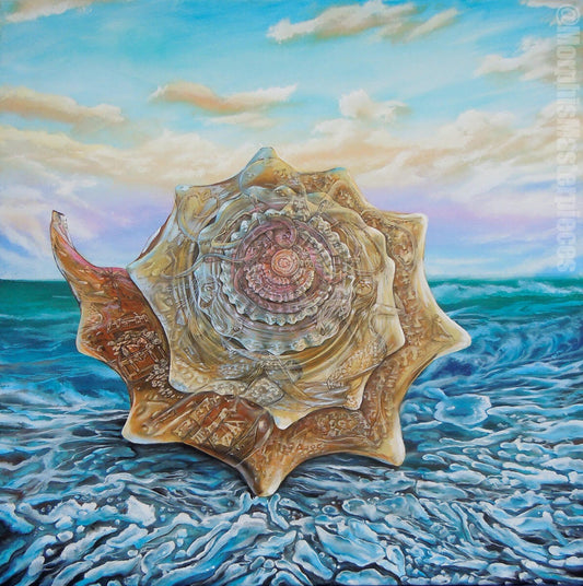 Conch Shell Vortex - Original Painting