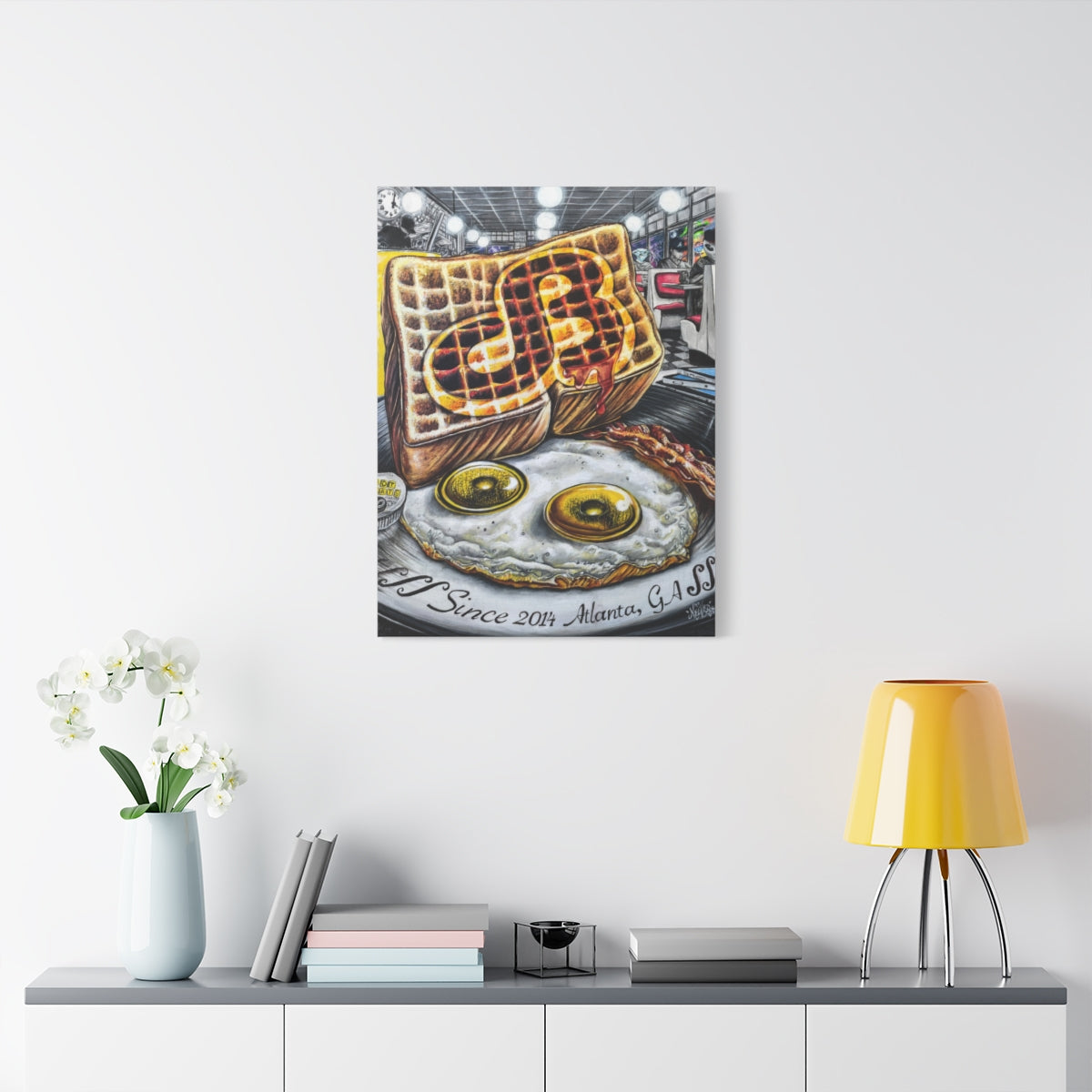 Daily Bread Tribute 24" x 32" (Vertical) / 1.25" wall view