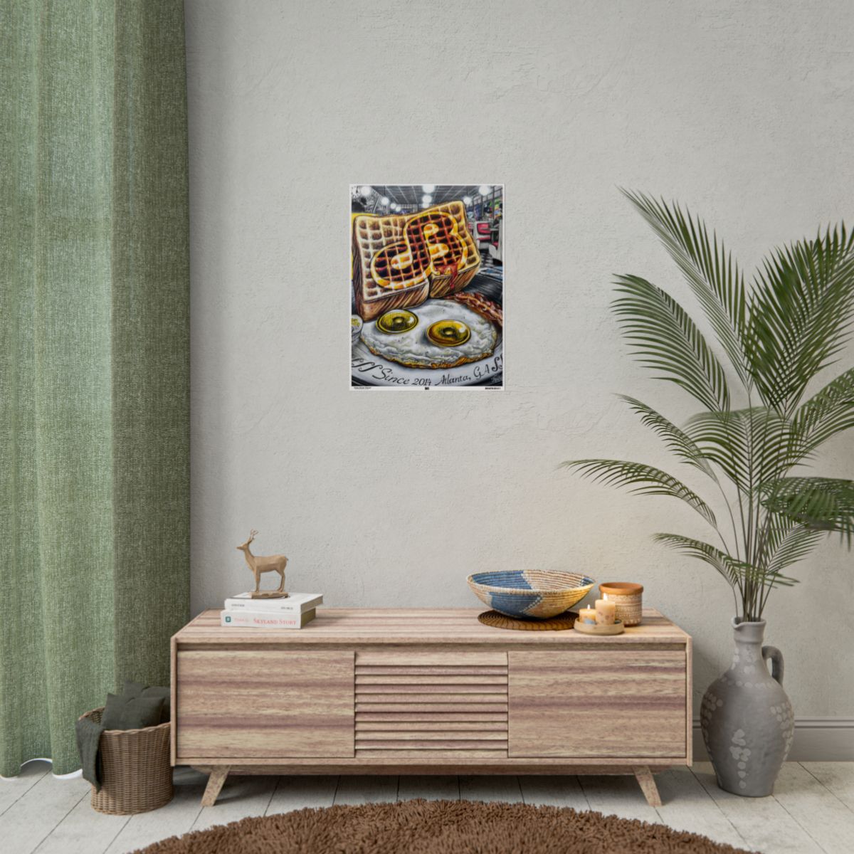 Daily Bread Tribute 18″ x 24″ (Vertical) / Semi Glossy wall view