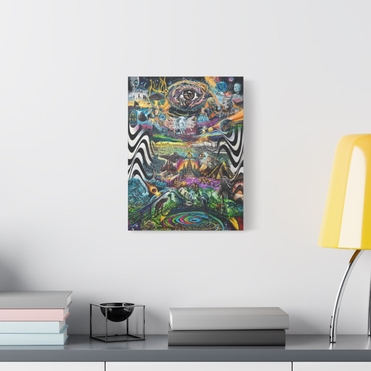 EVOL: Earth's Vast Origin of Life 12″ x 16″ (Vertical) / 1.25" wall view