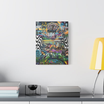 EVOL: Earth's Vast Origin of Life 12″ x 16″ (Vertical) / 1.25" wall view
