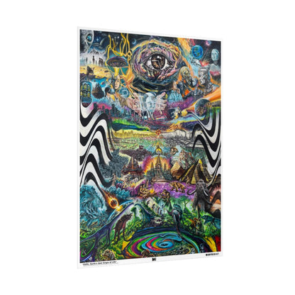 EVOL: Earth's Vast Origin of Life poster side view