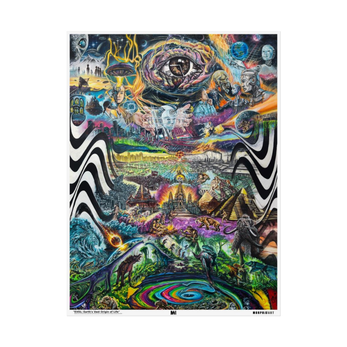 EVOL: Earth's Vast Origin of Life poster front view