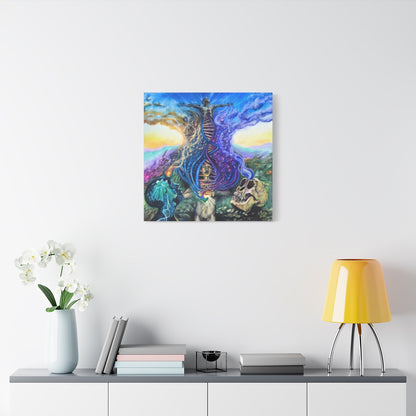 Evolutions 24″ x 24″ / 1.25" wall view