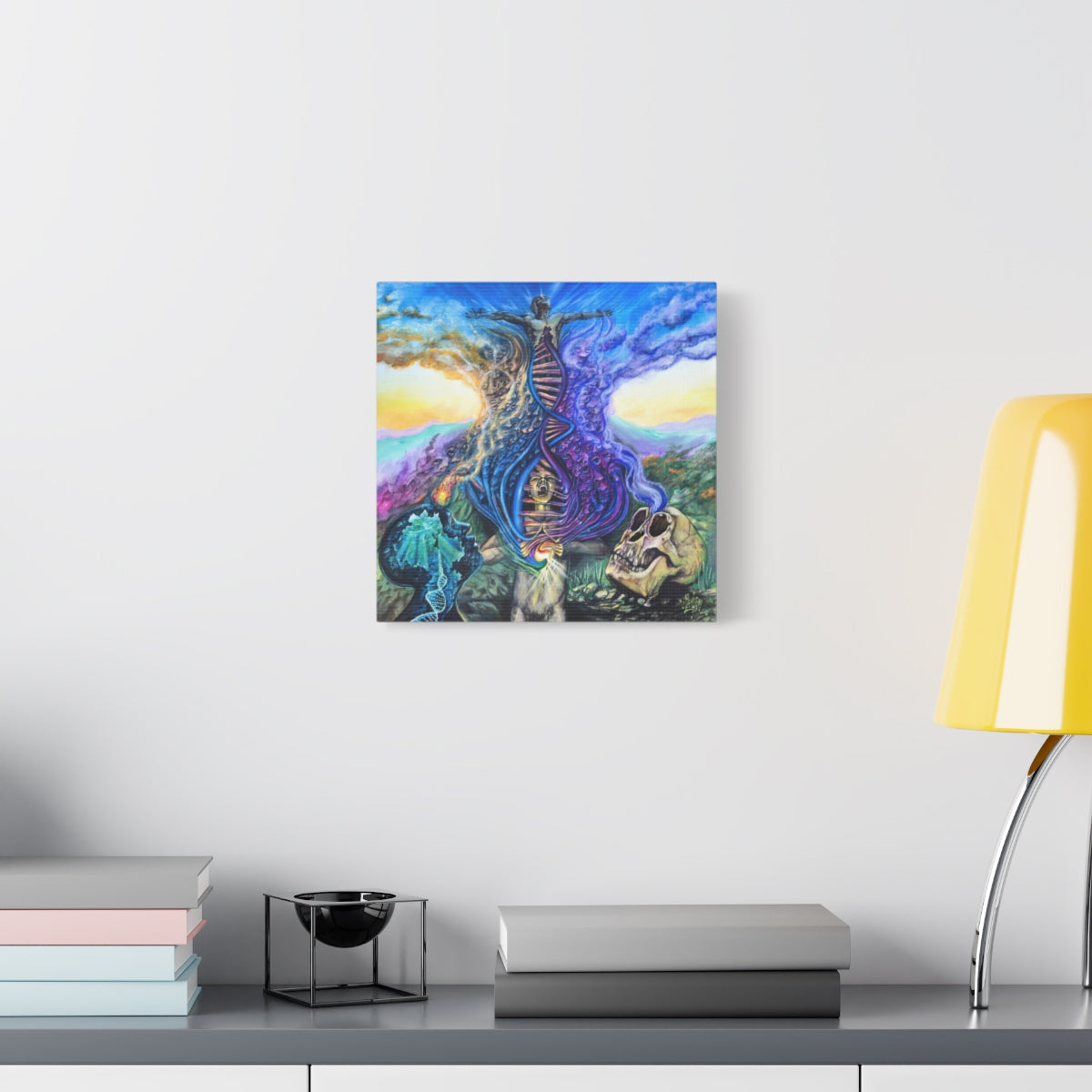 Evolutions 12″ x 12″ / 1.25" wall view