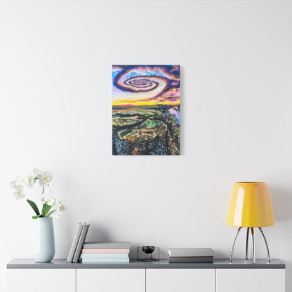 Gorge Spirals 18″ x 24″ (Vertical) / 1.25" wall view