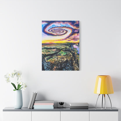 Gorge Spirals 24" x 32" (Vertical) / 1.25" wall view