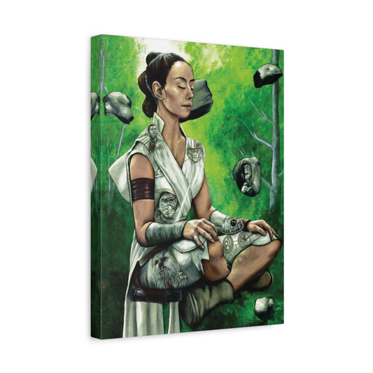 Jedi Meditation canvas side view